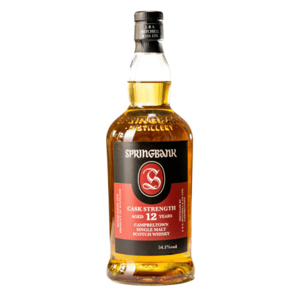 Springbank Cask Strength 12 Year Single Malt Scotch Whisky 57.2 Proof 700ml