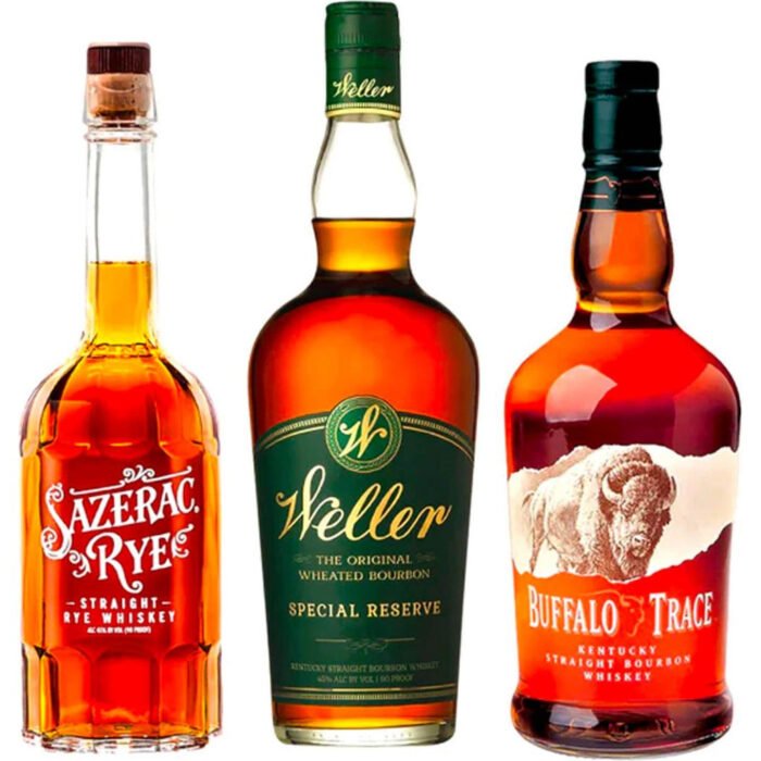 Weller Special Reserve, Buffalo Trace, & Sazerac Rye Value Bundle