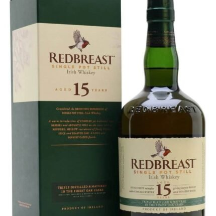 Redbreast Aged 15 Years Irish Single Pot Still Whiskey (700ml)