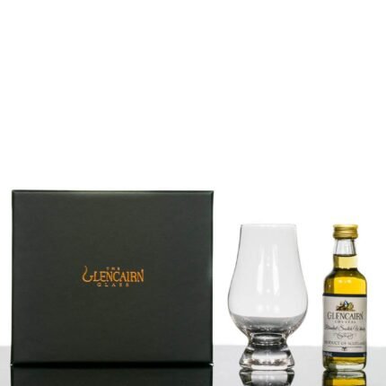 Glencairn Crystal Glass And Whisky Miniature In Presentation Box