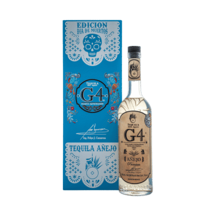 G4 Anejo de Madera Dia de Muertos Special Edition Light Blue 750ml