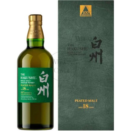 Hakushu 18 Years Peated Malt 100th Anniversary Japanese Whisky 700 mL