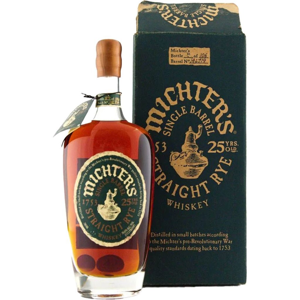Michter's 25 Year Old Rye Whiskey 750 mL Michter's 25 Year Old Rye Whiskey 750 mL