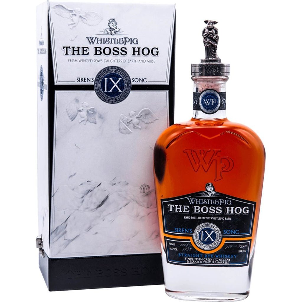 WhistlePig The Boss Hog IX: Siren's Song Straight Rye Whiskey 750 mL WhistlePig The Boss Hog IX: Siren's Song Straight Rye Whiskey 750 mL