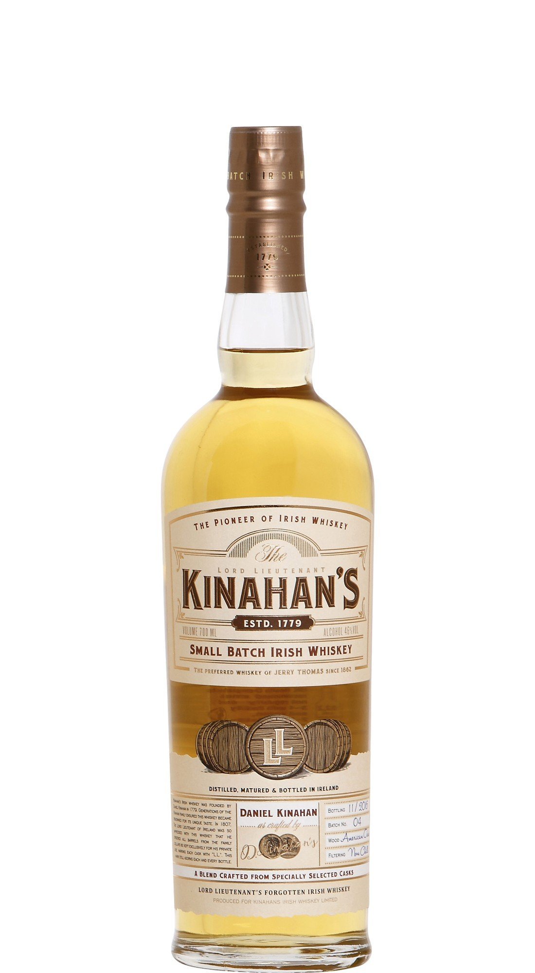 Kinahan’s Small Batch Irish Whiskey Kinahan’s Small Batch Irish Whiskey