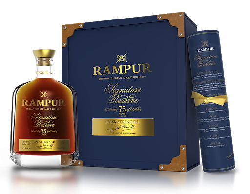 Rampur Signature Reserve Cask Strength 75 Year Old Indian Single Malt Whisky