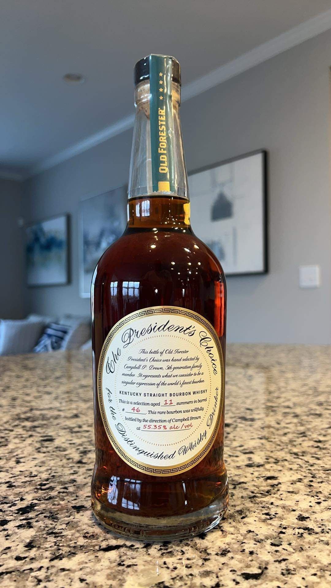 Old Forester The President's Choice Bourbon 750ml Old Forester The President's Choice Bourbon 750ml