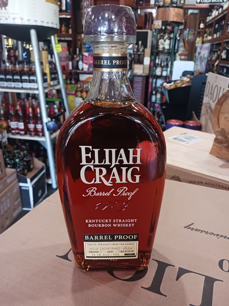 Elijah Craig Small Batch Barrel Proof Kentucky Straight Bourbon Whiskey Batch A124 750ml Elijah Craig Small Batch Barrel Proof Kentucky Straight Bourbon Whiskey Batch A124 750ml