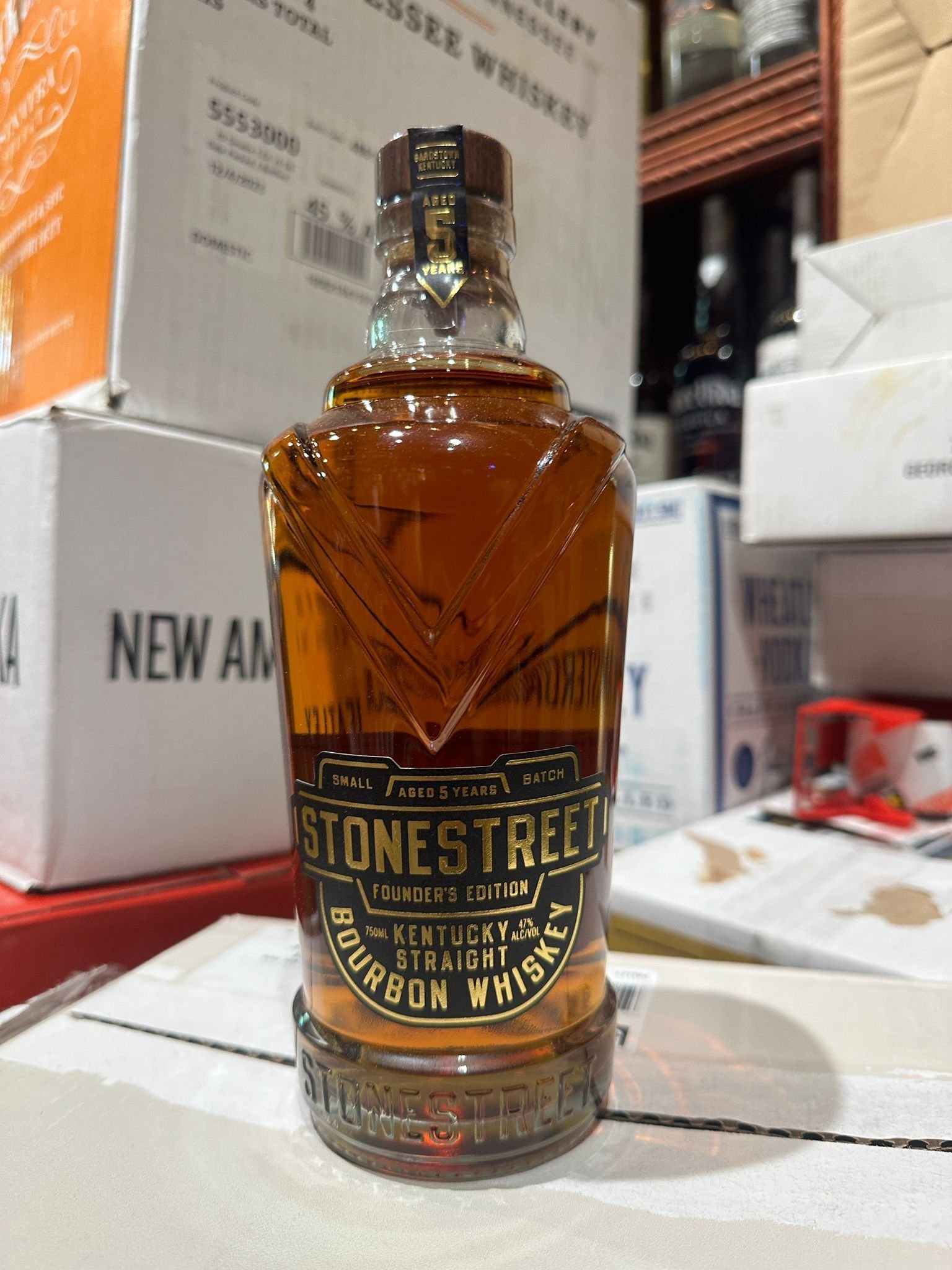 Founder's Edition 5 Years Stonestreet Kentucky Straight Bourbon Whiskey 750ml Founder's Edition 5 Years Stonestreet Kentucky Straight Bourbon Whiskey 750ml