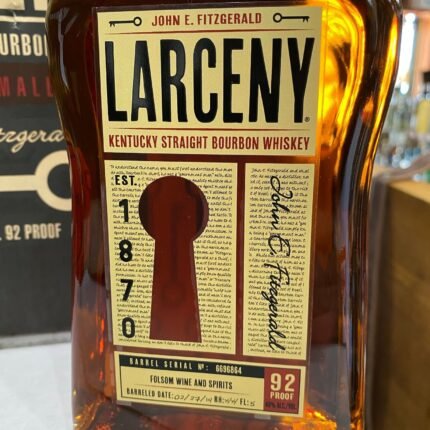 John E. Fitzgerald Larceny Private Select Single Barrel Store Pick by Folsom Wine & Spirits Bourbon Whiskey 750ml